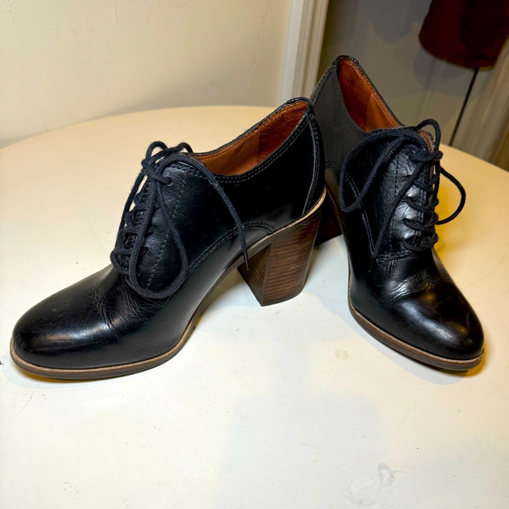 Lucky brand block heel bootie